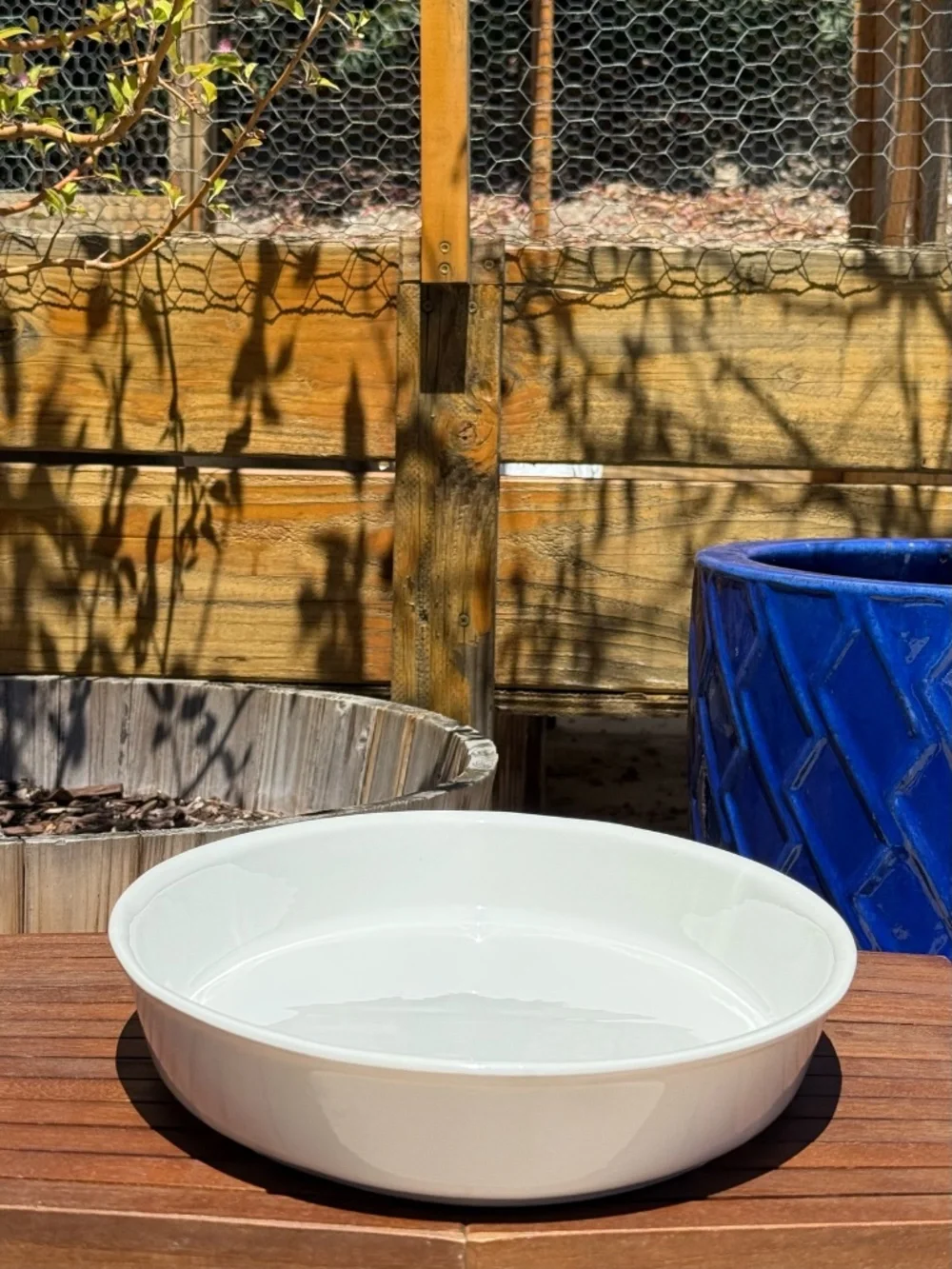 Large White Oval Serving Platter Baker 16